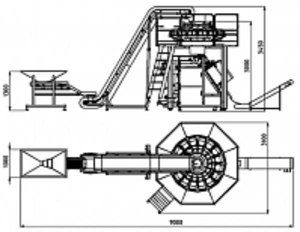 Línea de embalaje para el embalaje delicado de productos frágiles