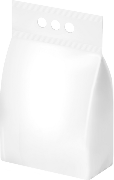 Paquete con la muesca del dedo