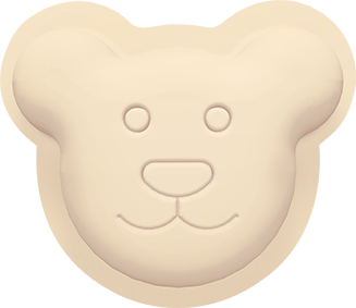 Pelmeni con el dibujo